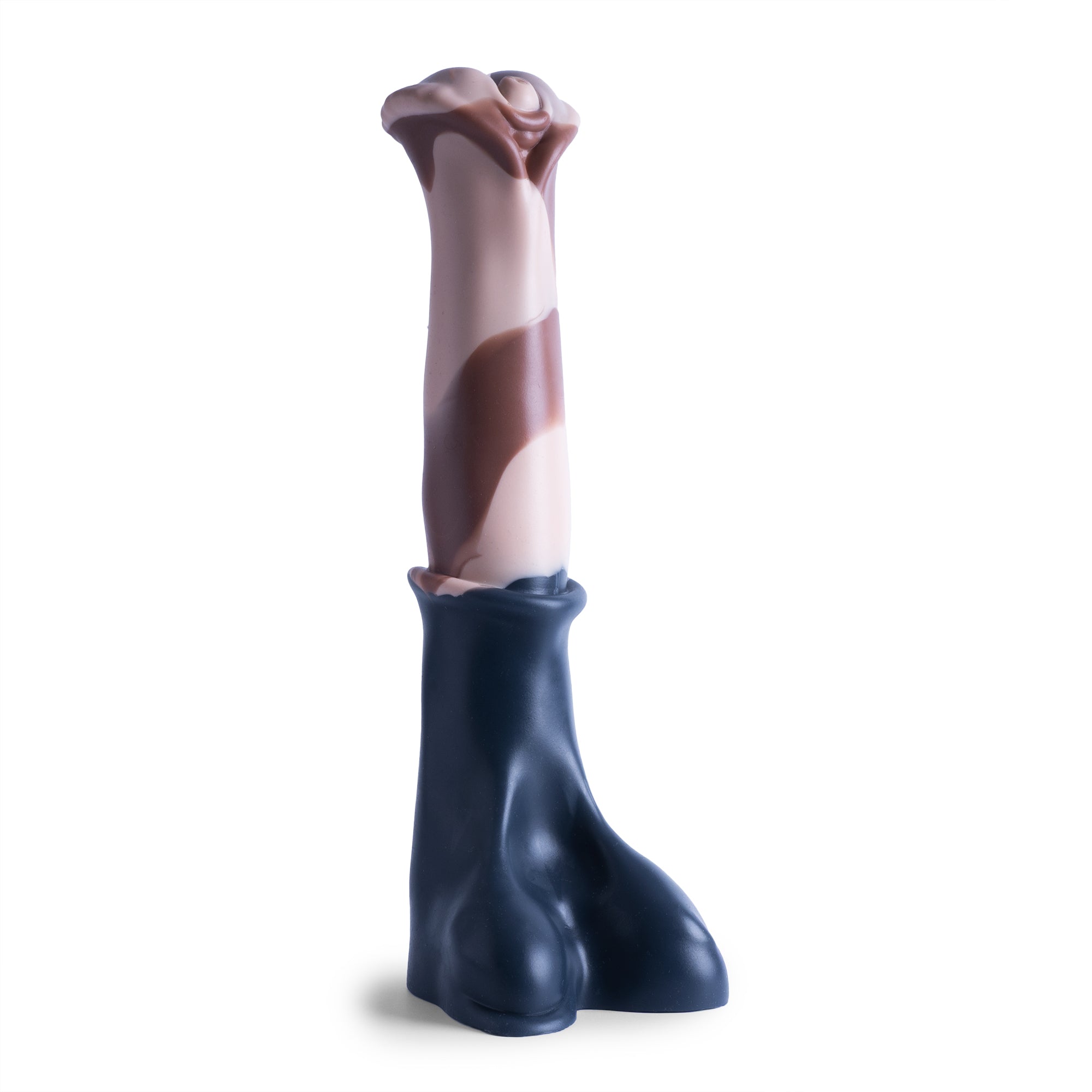 Dildo de Caballo Semental Acampanado - Tamaño Grande - Firmeza Media Suave - Listo para Usar