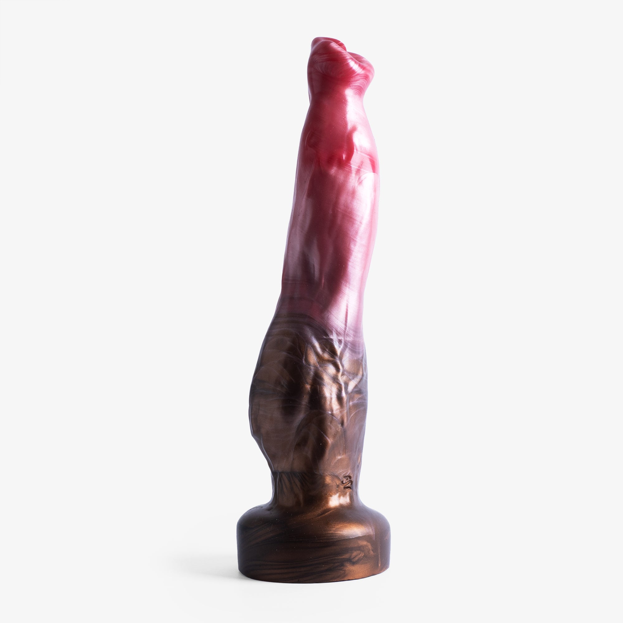 Dildo para perros Cerberus - Hecho a mano - Tamaño grande - Firmeza media suave - Vac-U-Lock - Casi perfecto