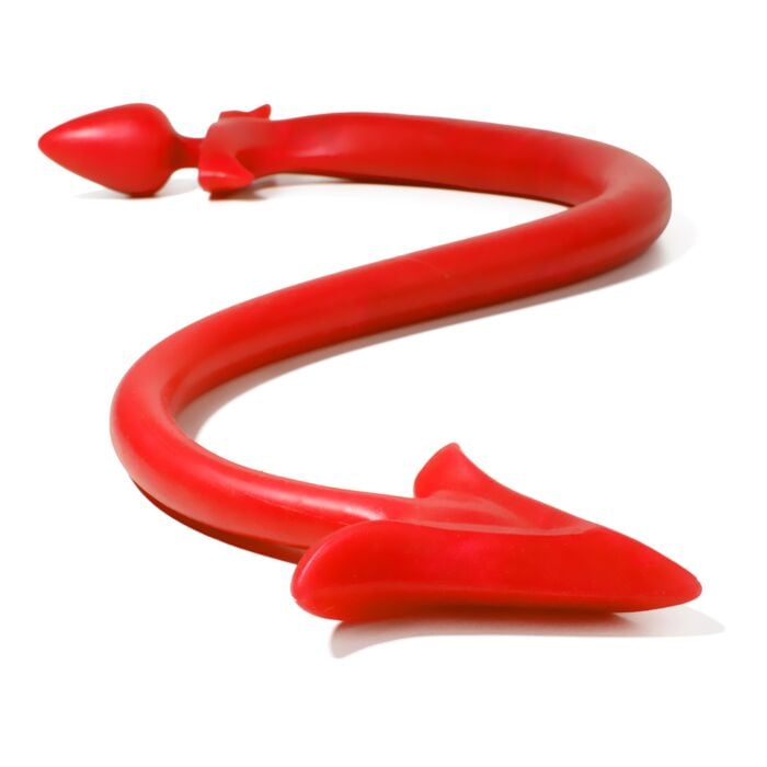 latex doppeldildo Diablo Devil Tail Butt Plug