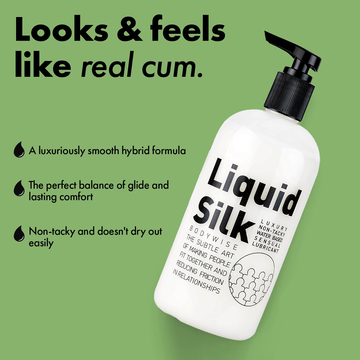 Liquid Silk Water-Based Lubricant 8.45oz/250ml