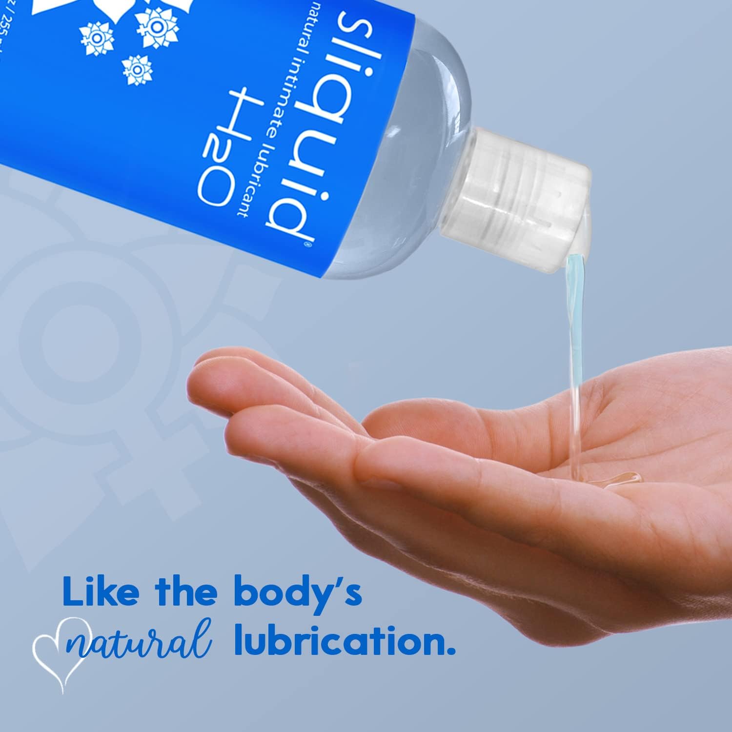 Sliquid H2O Original Water-Based Lubricant 4.2oz/125ml