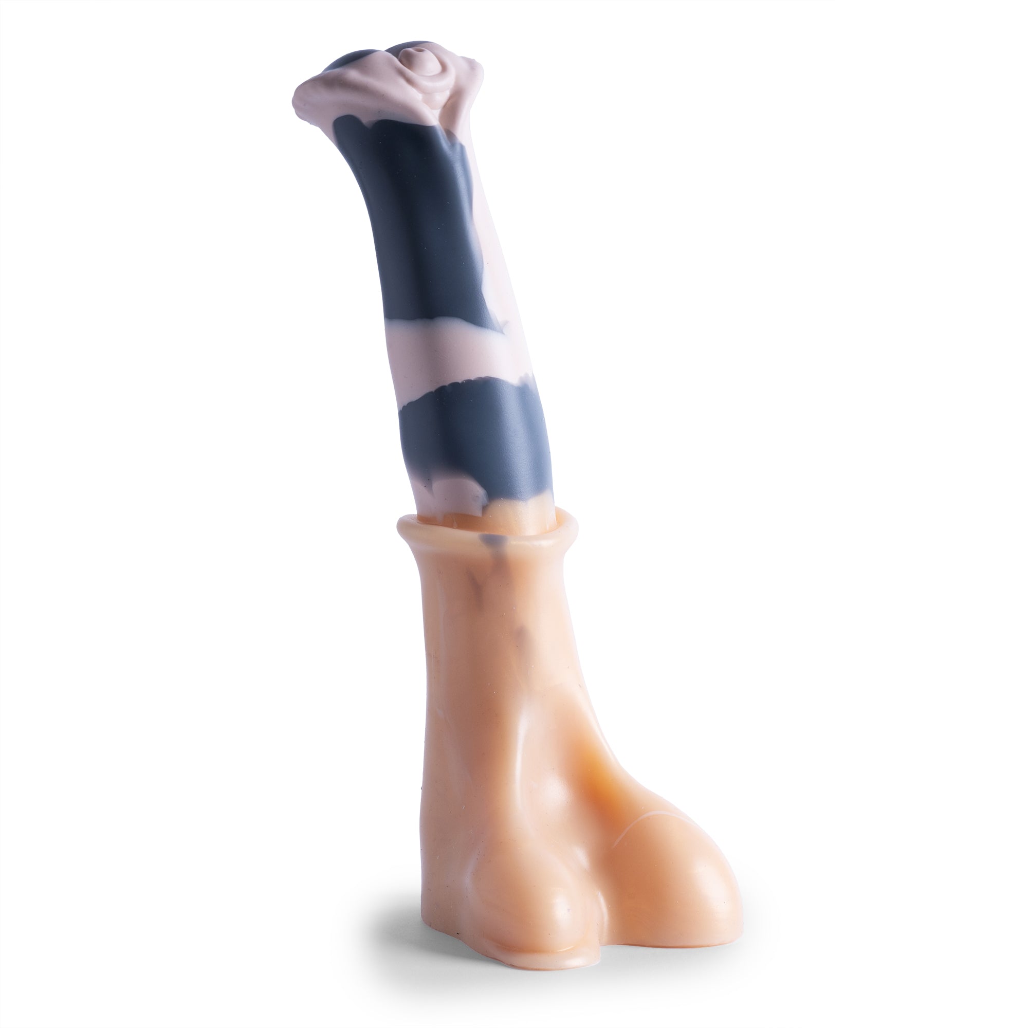 Dildo de Caballo Semental Acampanado - Tamaño Pequeño - Firmeza Súper Suave - Listo para Usar