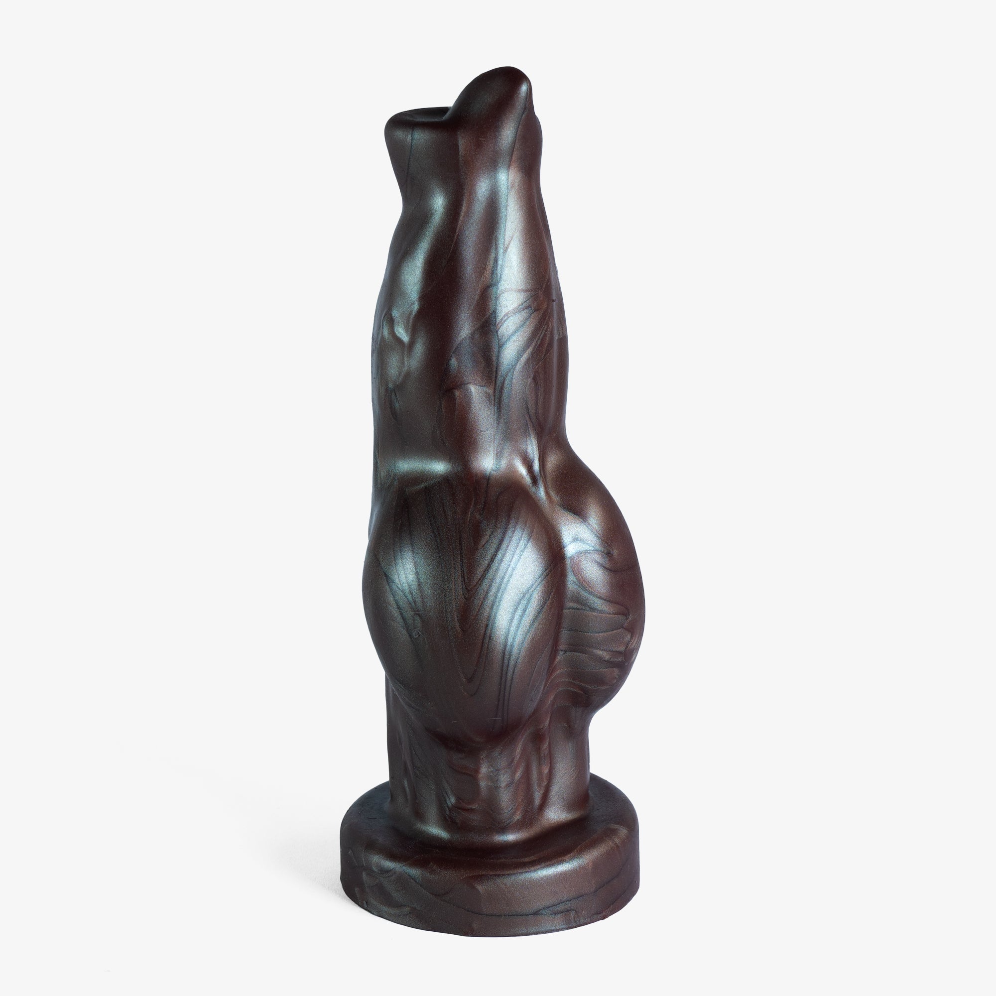 Knot Dog Dildo - Ready Made - Small - Medium Soft Firmness - Cum Tube