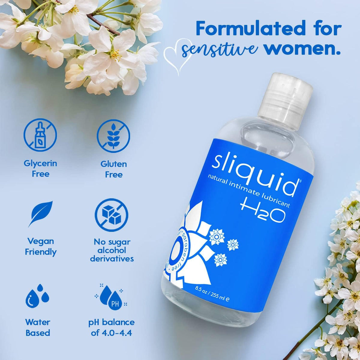 Sliquid H2O Original Water-Based Lubricant
